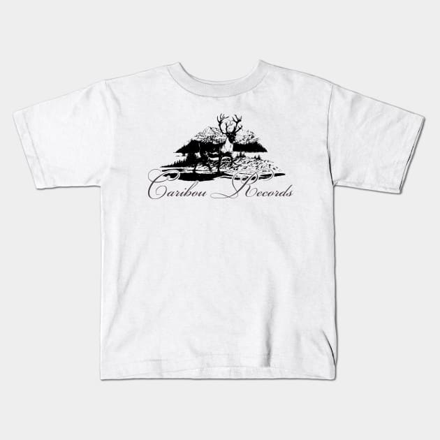 Caribou Records Kids T-Shirt by MindsparkCreative